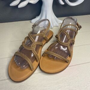 Bp. Strappy Sandals Suede Strap Slingback 11.5